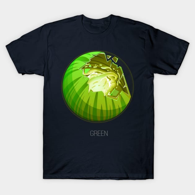 Green Planet T-Shirt by DaKoArt